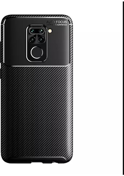 Xiaomi Redmi Note 9 Kılıf Negro Karbon Dizayn Silikon Siyah