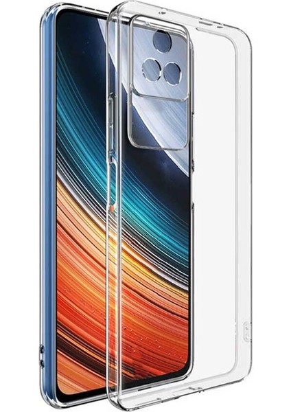 Xiaomi Poco F4 Kılıf Süper Silikon Lüx Kamera Korumalı Şeffaf