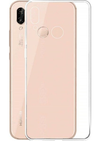 Huawei Honor Play Kılıf Süper Silikon Arka Koruma Şeffaf