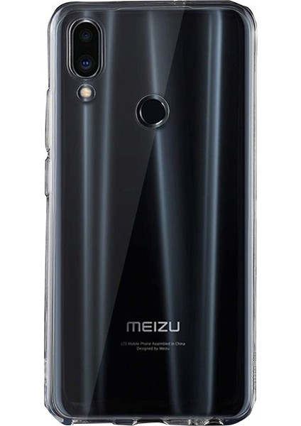 Meizu Note 9 Kılıf Süper Silikon Yumuşak Arka Koruma Şeffaf