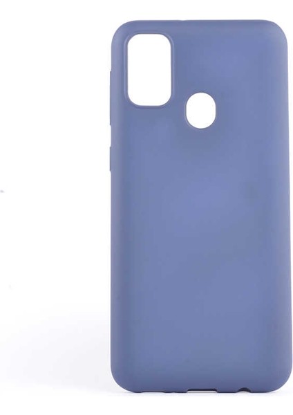 Samsung Galaxy M31 Kılıf Premier Silikon Esnek Koruma Lacivert