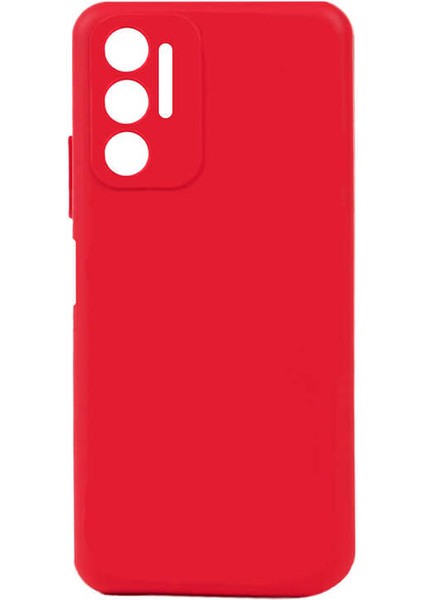 Tecno Pova 3 Kılıf Premier Mat Silikon Renkli Lüx Korumalı Kırmızı