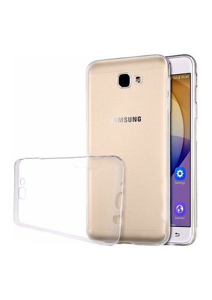 Samsung Galaxy J7 Prime Kılıf Süper Silikon Lüx Korumalı Şeffaf