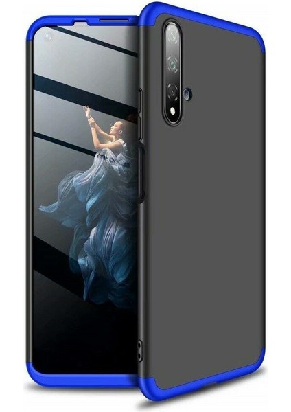 Xiaomi Poco C40 Kılıf Ravel Silikon Yüzüklü Mıknatıslı Kamera Korumalı Mavi