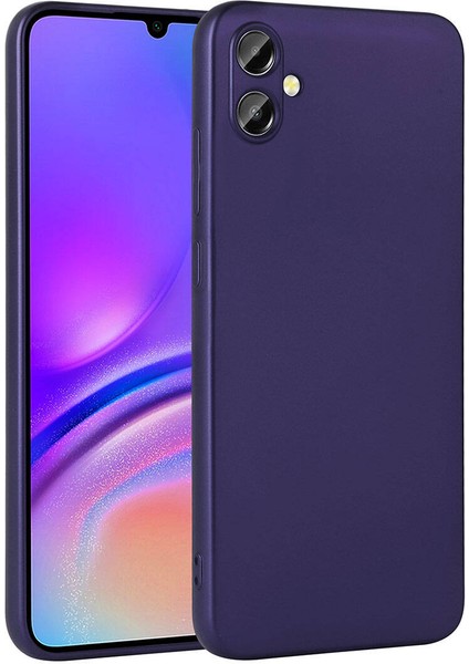 Samsung Galaxy A05 Kılıf Premier Kamera Korumalı Mat Silikon Lacivert