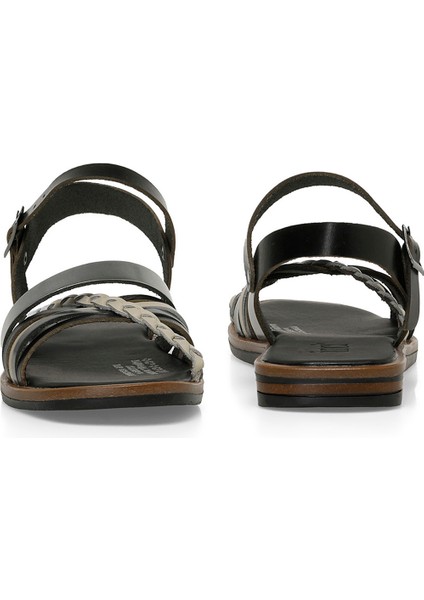 Incı Procyon 4Fx Siyah Kadın Düz Sandalet indirimleri