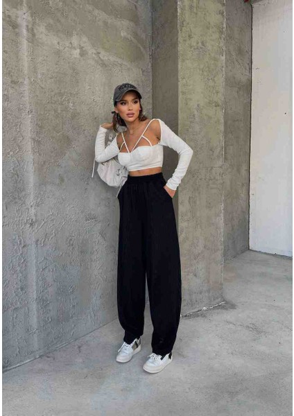 Fitilli Şalvar Pantolon