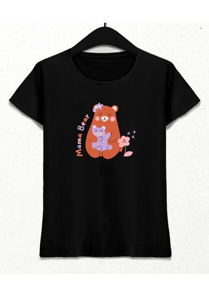 Mamabear Siyah T-Shirt S Beden