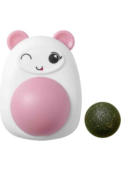 Kedi Naneli Yalama Topu Pembe Ayıcık modelleri