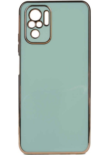 Xiaomi Redmi Note 10 Kılıf Bark Lazer Silikon Yeşil