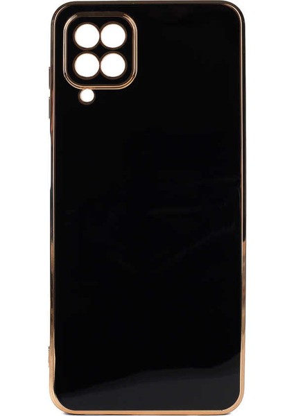 Samsung Galaxy M22 Kılıf Bark Lazer Silikon Siyah