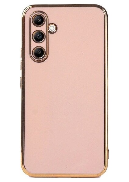 Samsung Galaxy M14 Kılıf Bark Lazer Silikon Pembe