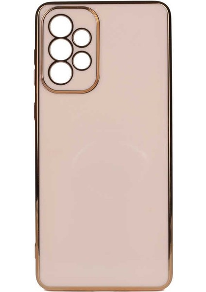 Samsung Galaxy A73 Kılıf Bark Lazer Silikon Bronz