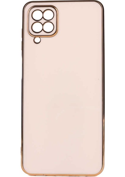 Samsung Galaxy M12 Kılıf Bark Lazer Silikon Bronz