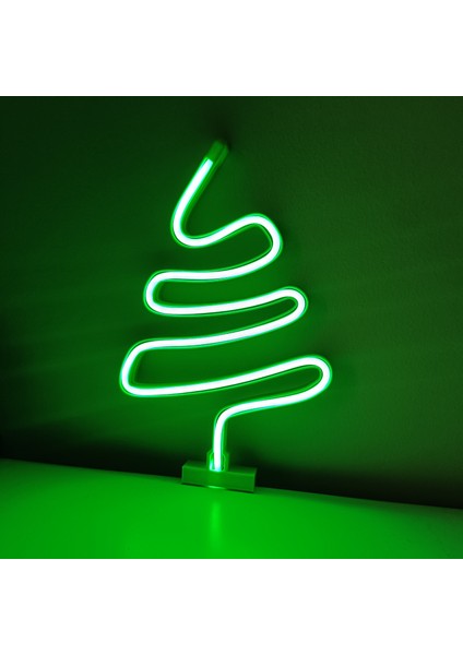 Neon Işıklı Ağaç