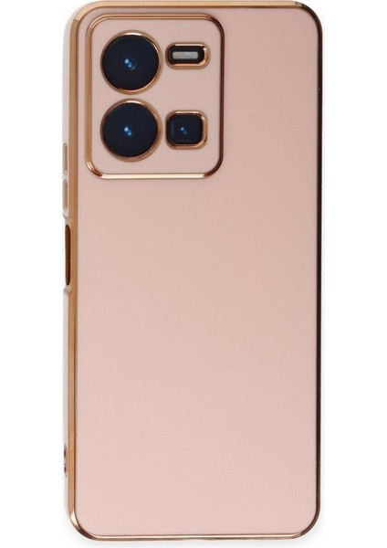 Vivo Y35 Kılıf Bark Lazer Silikon Pembe