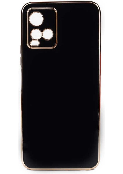 Vivo Y21S Kılıf Bark Lazer Silikon Siyah