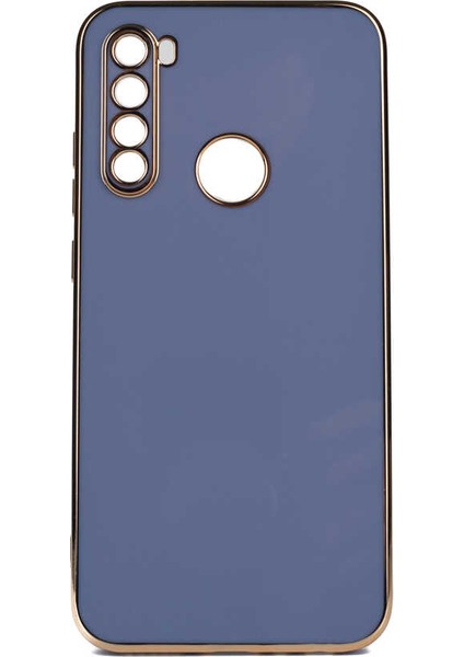 Xiaomi Redmi Note 8 Kılıf Bark Lazer Silikon Mavi
