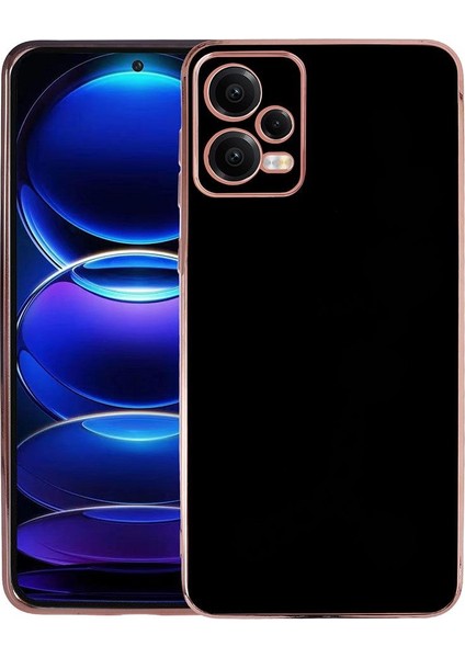 Xiaomi Redmi Note 12 4g Kılıf Bark Lazer Silikon Siyah