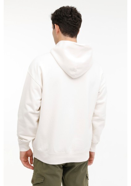 Levı’s Tr Gold Tab Hoodıe Egret Beyaz Erkek Sweatshirt