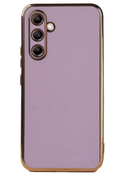 Samsung Galaxy M14 Kılıf Bark Lazer Silikon Mor