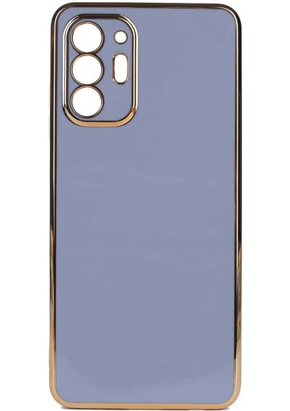 Samsung Galaxy Note 20 Ultra Kılıf Bark Lazer Silikon Mavi