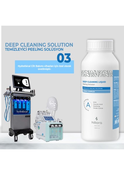 Hydrafacial Aha Etkili Temizleyici Peeling Solüsyon 1000ML indirimleri
