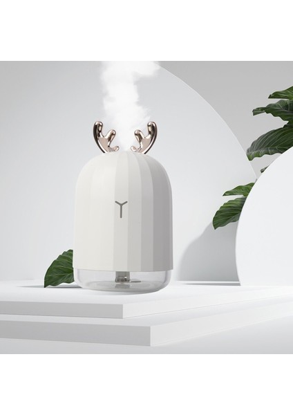 Beyaz Geyikli LED Işıklı Hava Nemlendirici Buhar Makinesi Lovely Humidifier 1 Yıl fiyatları