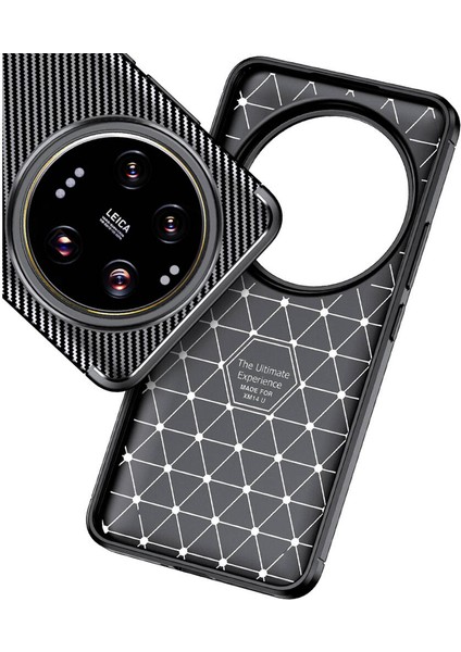 Xiaomi Mi 14 Ultra Uyumlu Kılıf Deep Dizayn Auto Focus Tasarım Karbon Dizayn Silikon Kapak fırsatları