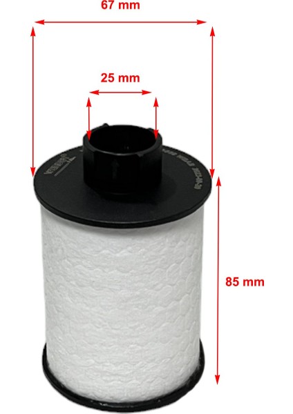 Fiat 500, 500 C (1.3 D 55 Kw) 2007-2012 Yakıt Filtresi