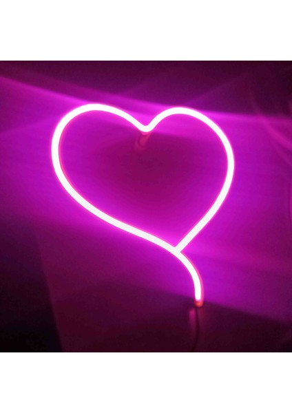 Neon Işıklı Kalp fırsatları