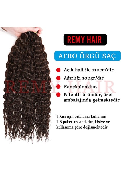 Emos avm Afro Örgüsü Saç - Doğal Siyah 100 gr