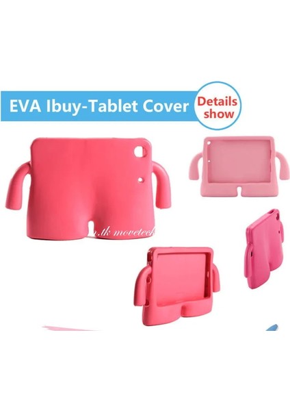 Samsung Galaxy Tab S9 ve S9 Fe 11 Inç Uyumlu Renkli Ibuy Eğlenceli Emoji Standlı Çocuk Tablet Kılıfı X510 X710 modelleri