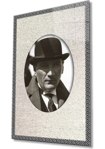 Atatürk Cam Tablo 4 mm Dayanıklı Temperli Cam