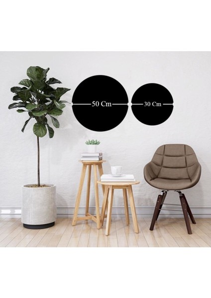 Geyik Yuvarlak Cam Tablo 4mm Dayanıklı Temperli Cam modelleri