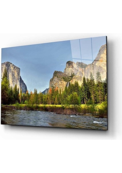 Doğa Manzara Cam Tablo 4mm Dayanıklı Temperli Cam