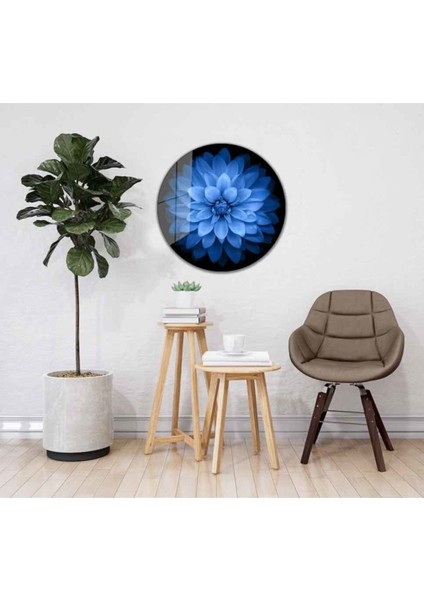 Çiçek Yuvarlak Cam Tablo 4mm Dayanıklı Temperli Cam fiyatları