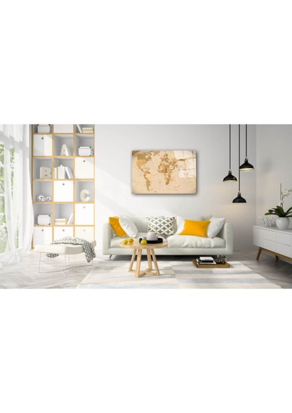 Dünya Haritası 60 Cam Tablo fiyatları