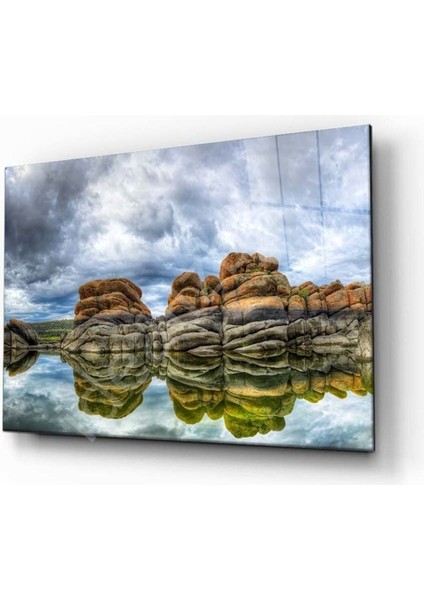 Doğa Manzara Cam Tablo 4mm Dayanıklı Temperli Cam