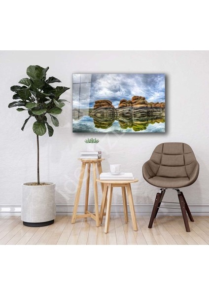 Doğa Manzara Cam Tablo 4mm Dayanıklı Temperli Cam fiyatları