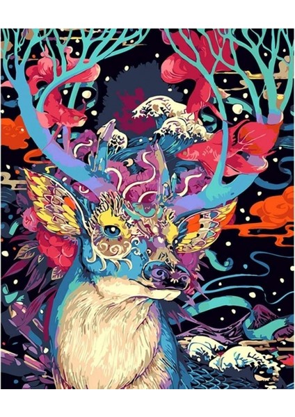 Hobby Mitoloji ve Geyik Sayılarla Boyama Seti Rulo