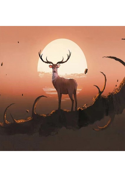 Hobby Cesur Geyik Sayılarla Boyama Seti Rulo