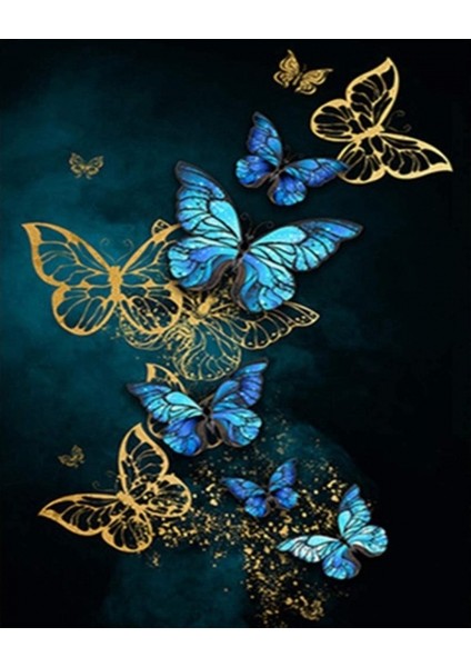 Hobby Kelebek Rüyası Sayılarla Boyama Seti Rulo