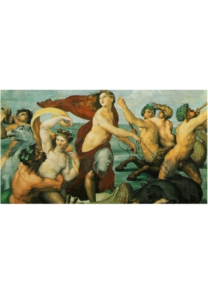 Canvas Rafaello Galatae Zaferi Sayılarla Boyama Seti Kasnaklı