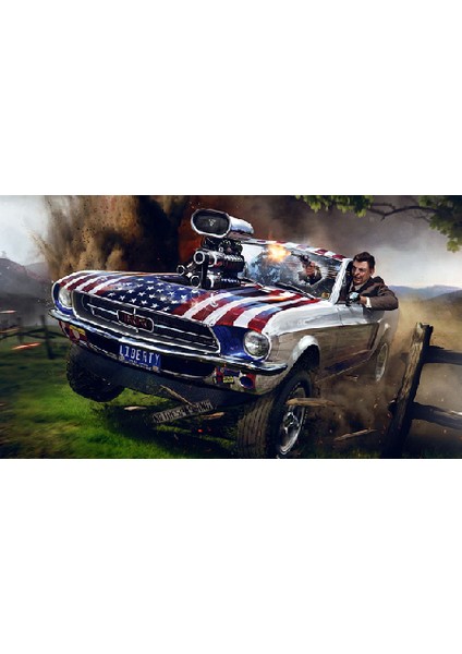 Canvas Mustang Macerası Sayılarla Boyama Seti Kasnaklı