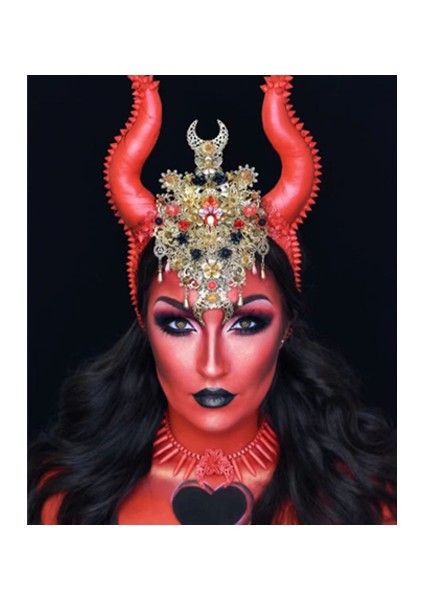 Canvas Kostüm Partisi 2 Sayılarla Boyama Seti Kasnaklı