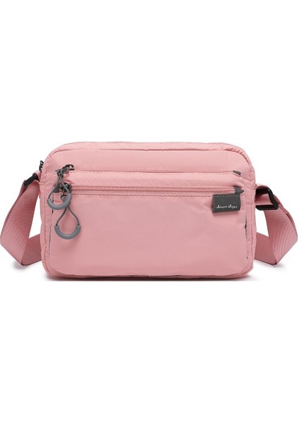 Ekstra Hafif Kumaş Postacı Çantası BC 3148 - Pudra