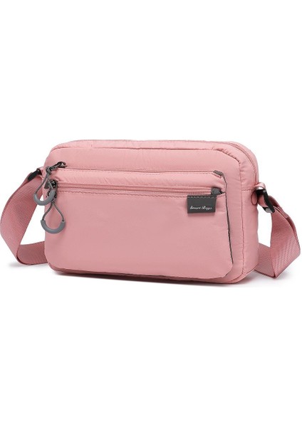 Ekstra Hafif Kumaş Postacı Çantası BC 3148 - Pudra modelleri