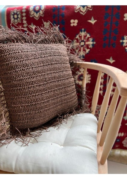 Kahverengi Rafya Ip Kırlent (Çift Tarafı Örgü) fiyatları