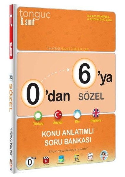 0'dan 6'ya Sözel Konu Anlatımlı Soru Bankası